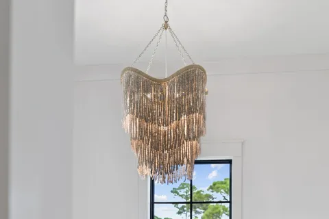 a view of a city with an ocean view