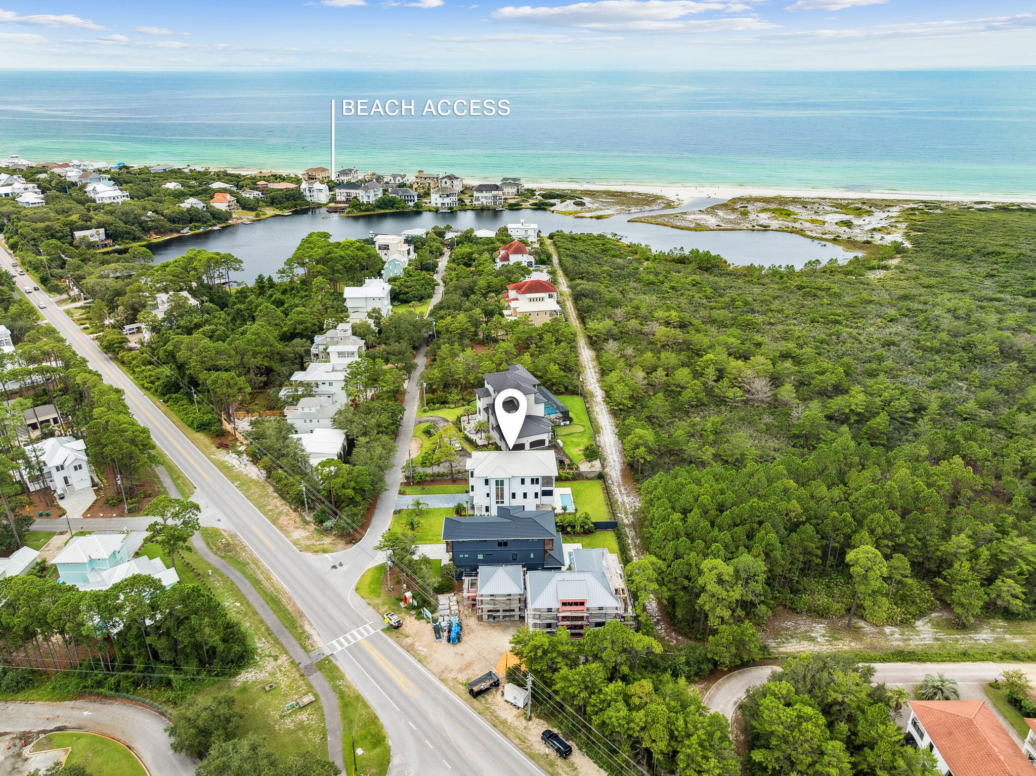 28 Loon Lake Drive Santa Rosa Beach, FL 32459 - Photo 6 of 18 a view of a city with an ocean view