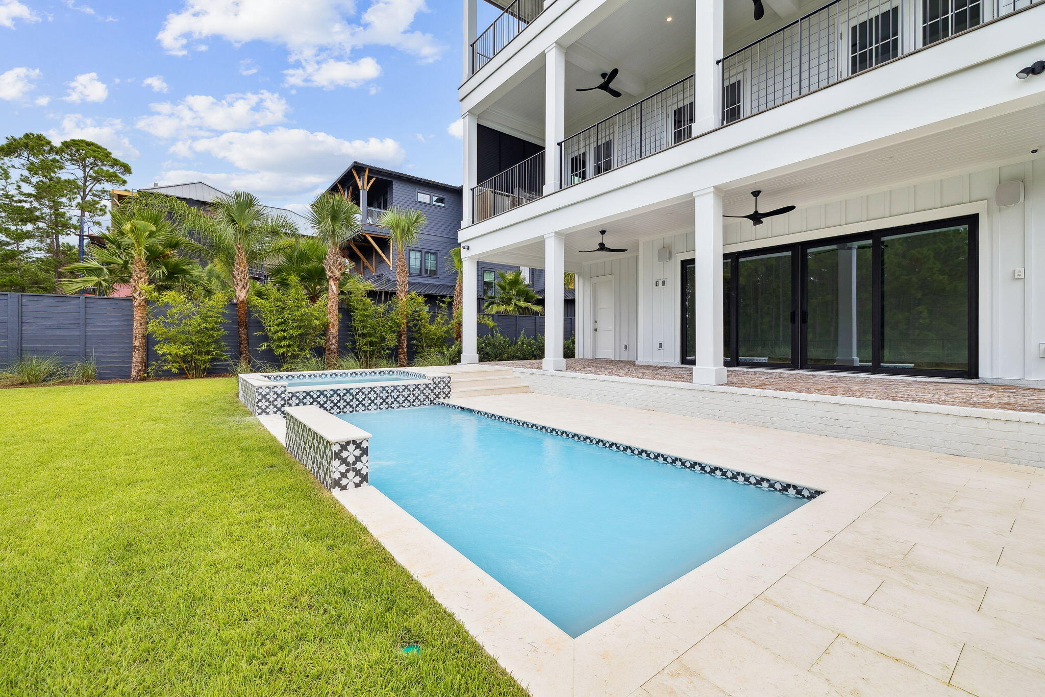 28 Loon Lake Drive Santa Rosa Beach, FL 32459 - Photo 8 of 18 a swimming pool with yard in front of it