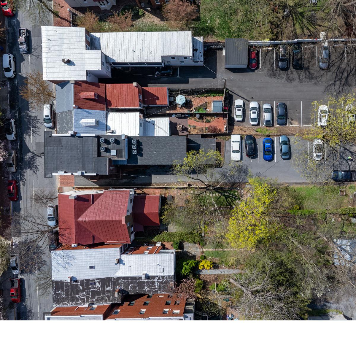 33 East 3rd Street Frederick, MD 21701 - Photo 12 of 16 Aerial view of building and parking
