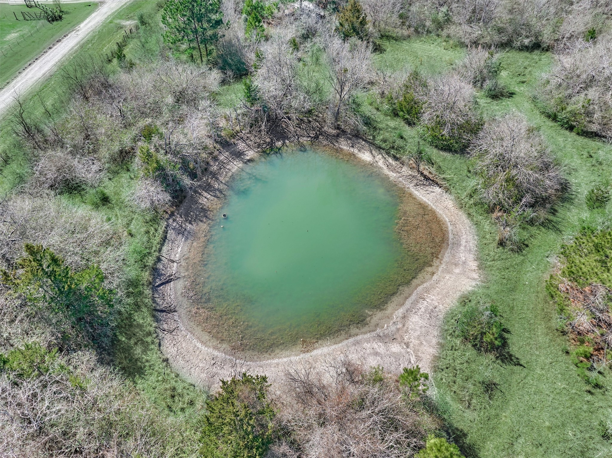 0 Piney Point Road Huntsville, TX 77340 - Photo 2 of 9 an aerial view of a house with a yard and trees all around