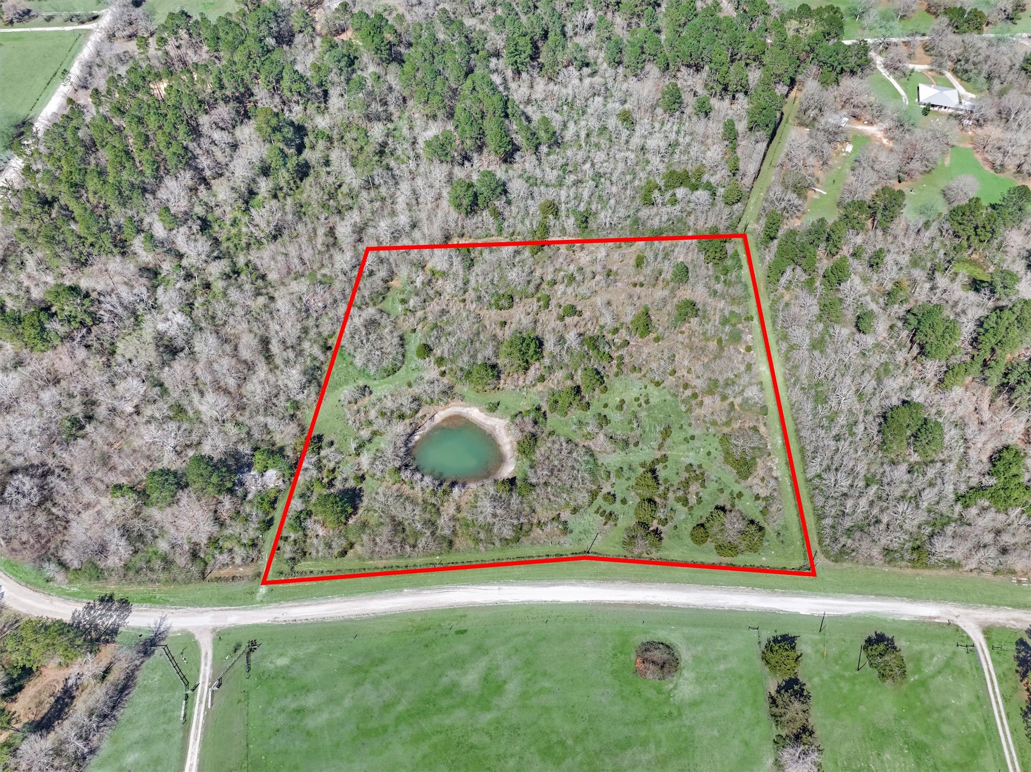 0 Piney Point Road Huntsville, TX 77340 - Photo 3 of 9 a view of a wooden floor with a tree