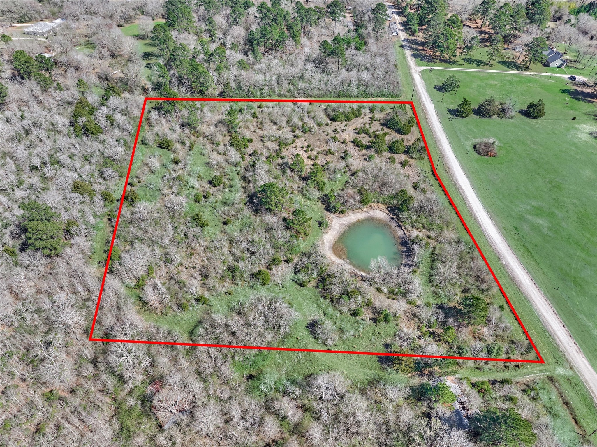 0 Piney Point Road Huntsville, TX 77340 - Photo 7 of 9 a view of a yard with potted plants