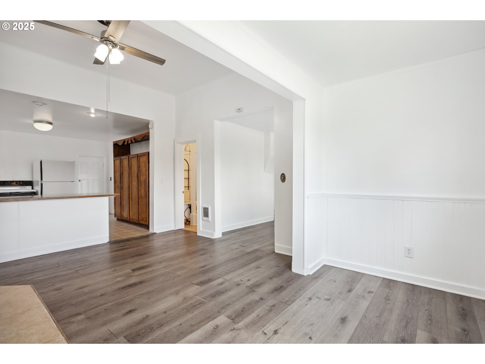 400 Mc Coy Street Moro, OR 97039 - Photo 31 of 33 a view interior of a house wooden floor and a ceiling fan