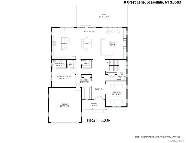 a picture of a floor plan