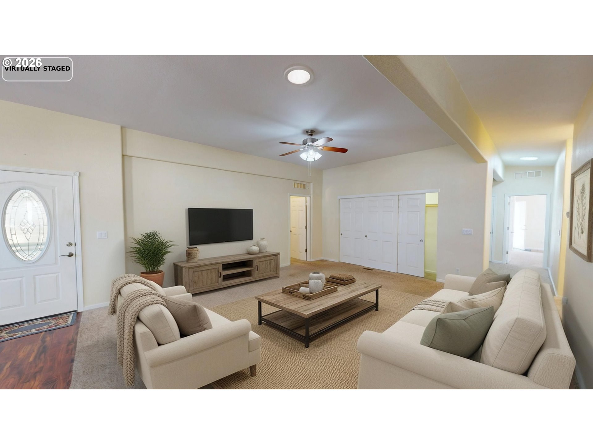 94355 11th Street Gold Beach, OR 97444 - Photo 16 of 41 a living room with furniture and a flat screen tv