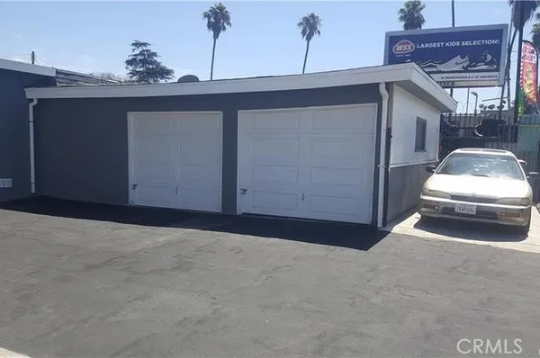 a view of a car garage