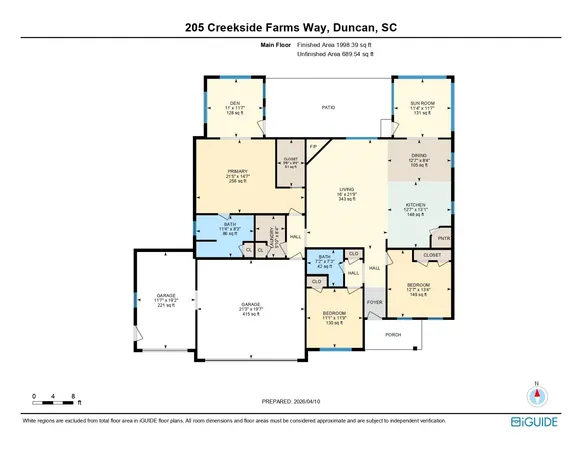 $425,000 | 205 Creekside Farms Way, Duncan, SC 29334
