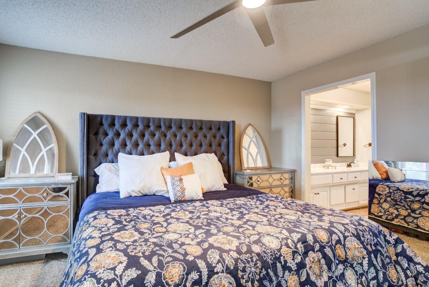 1428 5th Street Shallowater, TX 79363 - Photo 12 of 30 a bedroom with a large bed and a window