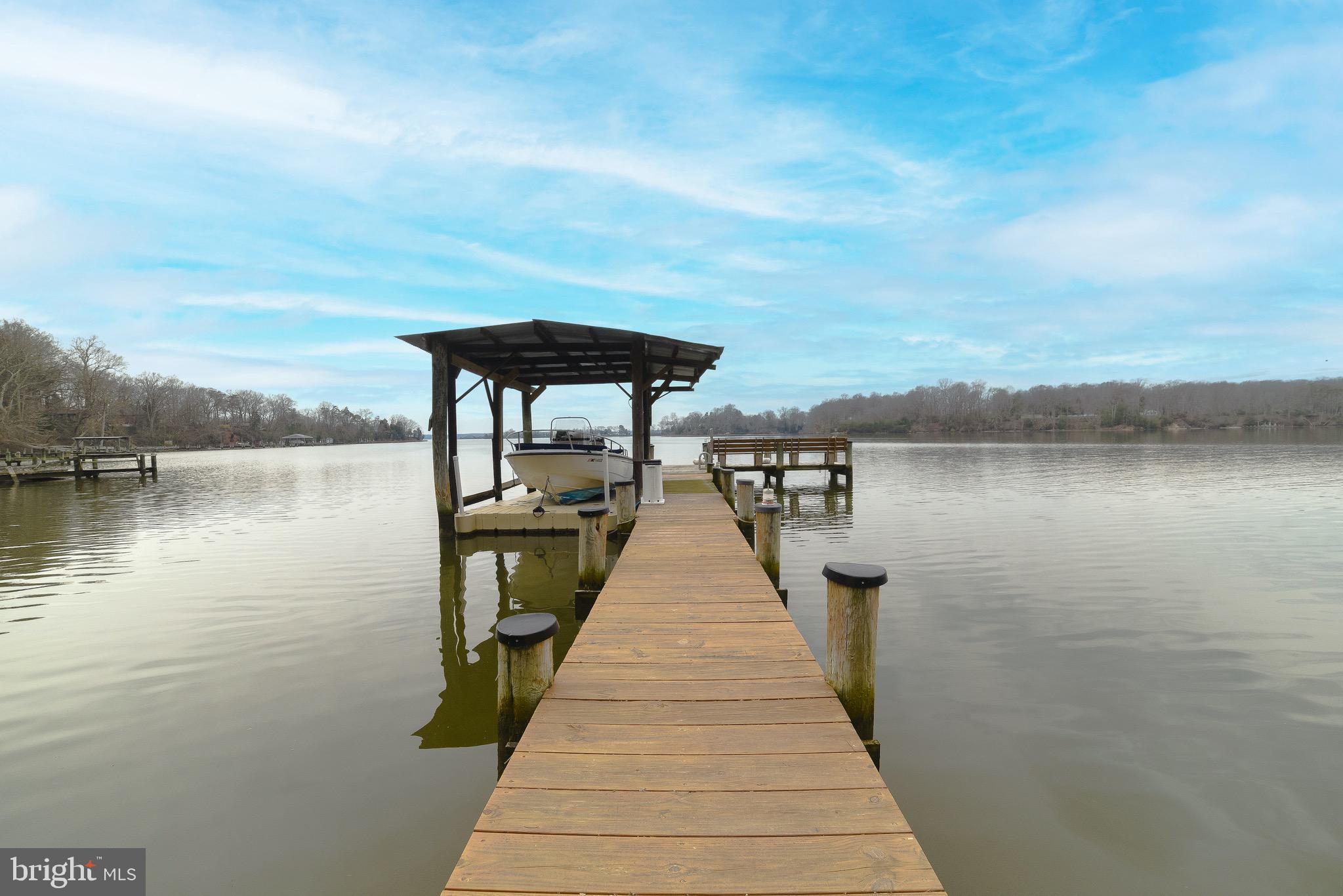 4185 Hance Road Port Republic, MD 20676 - Photo 5 of 62 Pier with lift