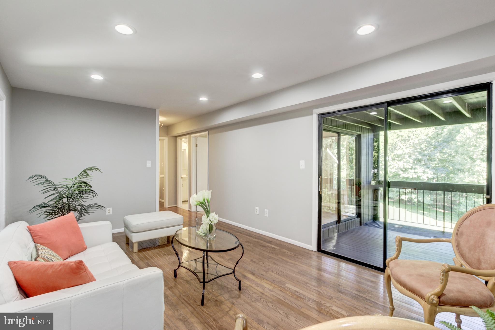 Living Room with Deck Access