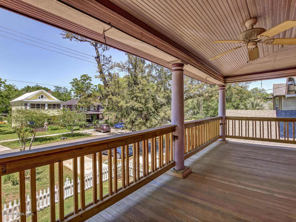 2230 Post Street Jacksonville, FL 32204 - Photo 27 of 34 a view of balcony with wooden floor