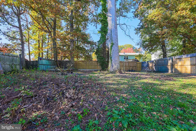 a backyard of a house with lots of green space and fountain