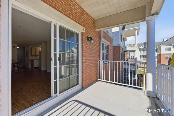 a view of a balcony