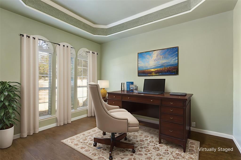 3306 Harbor Pointe Drive Rowlett, TX 75088 - Photo 4 of 40 Located at the front of the home, this living space could be used as an office, library or music room