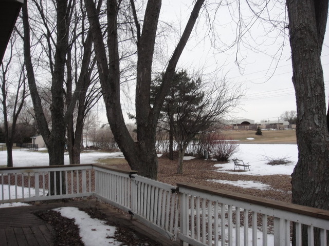 28W726 Wagner Road Naperville, IL 60564 - Photo 5 of 22 a view of a wooden deck with a trees