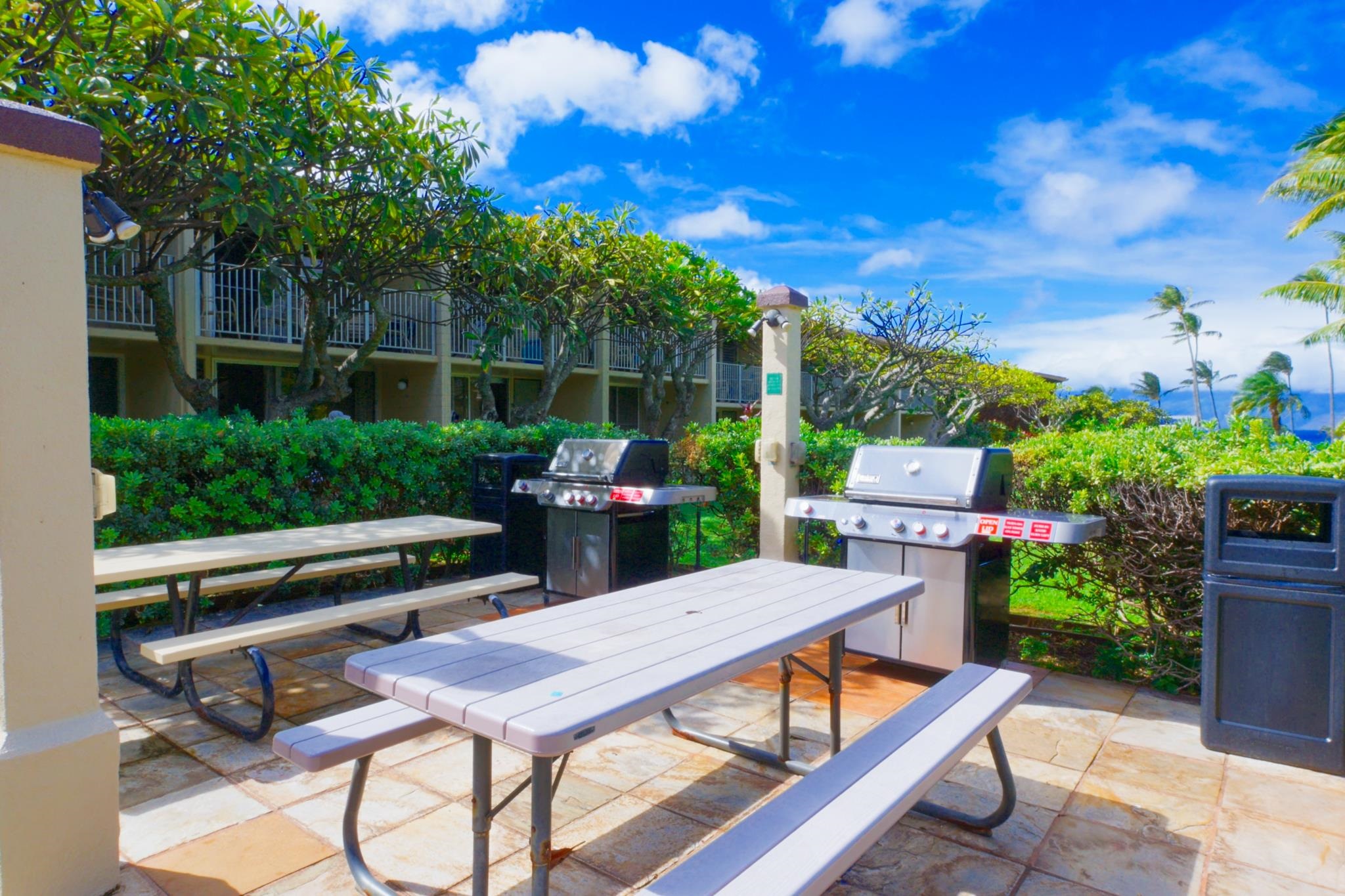 5315 Lower Honoapiilani Road, Unit D128 Lahaina, HI 96761 - Photo 16 of 24 a view of a backyard with sitting area