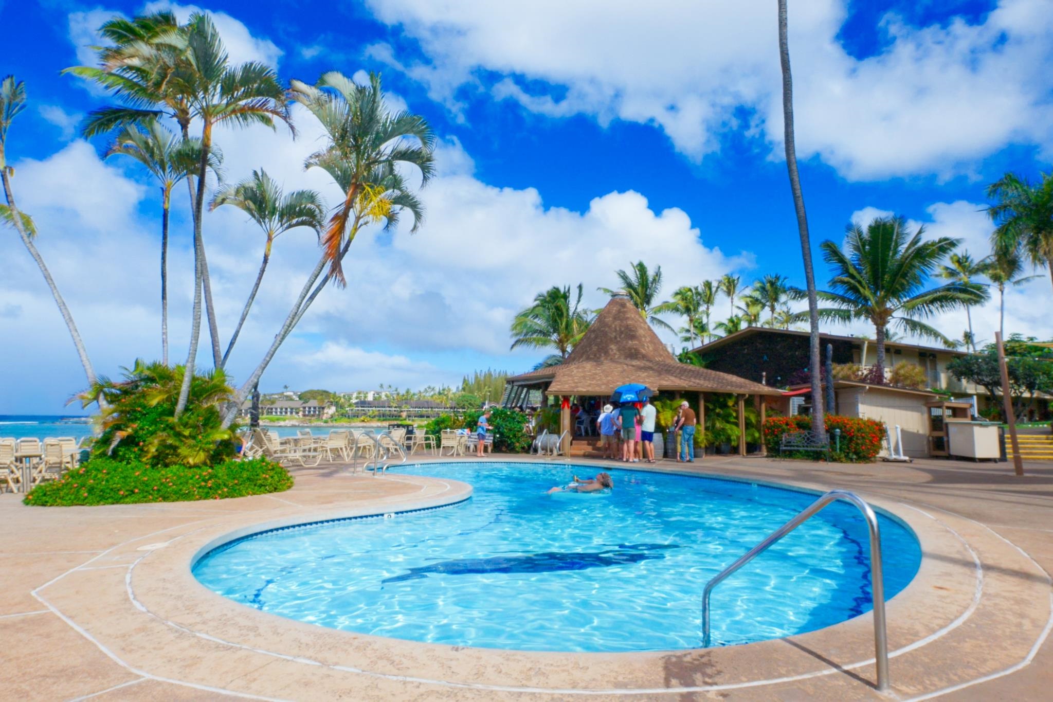 5315 Lower Honoapiilani Road, Unit D128 Lahaina, HI 96761 - Photo 18 of 24 a view of a house with a swimming pool