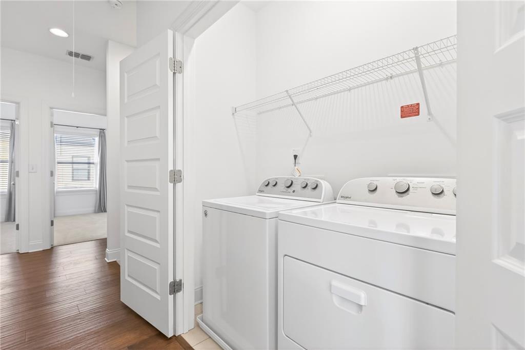 1752 Morningtide Lane Northeast Atlanta, GA 30324 - Photo 43 of 57 a utility room with dryer and washer