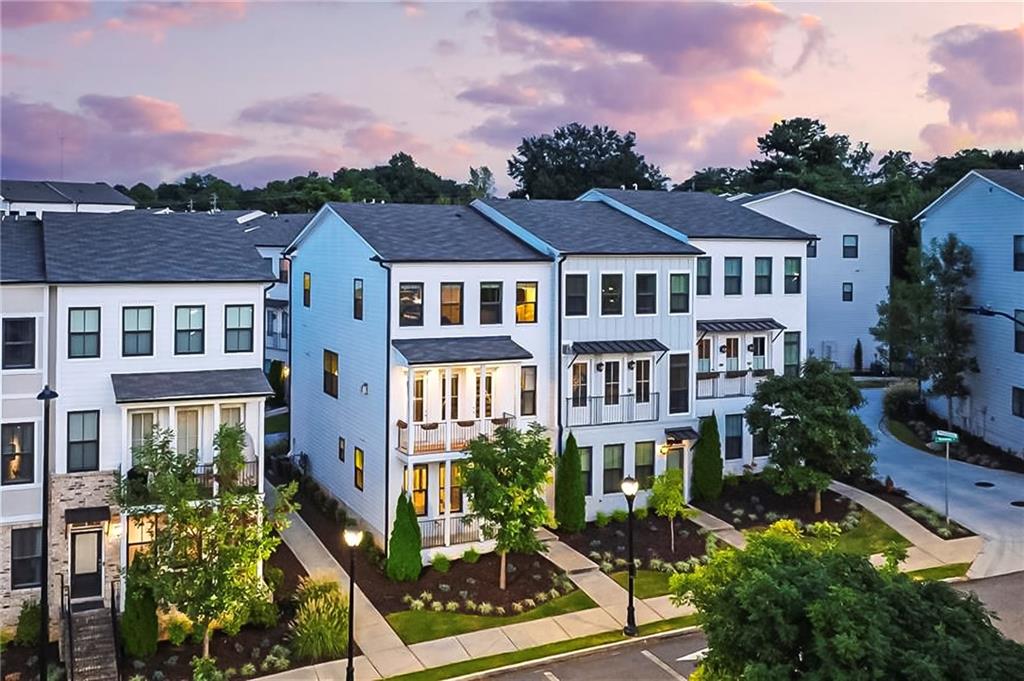 1752 Morningtide Lane Northeast Atlanta, GA 30324 - Photo 57 of 57 front view of a house with a porch
