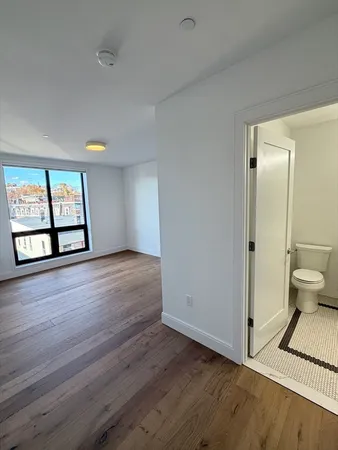 wooden floor and windows in a room