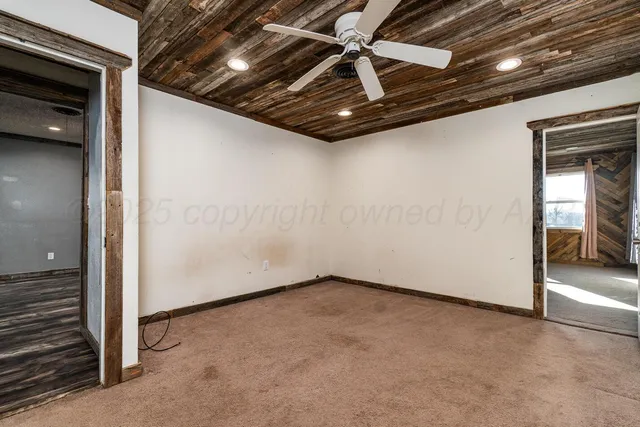 a view of an empty room