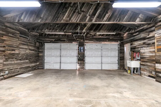 a view of garage