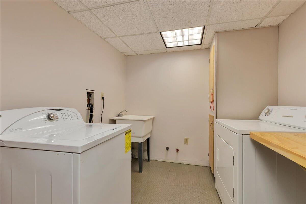 60 Pleasant Point Road Wellfleet, MA 02667 - Photo 46 of 58 a utility room with dryer and washer
