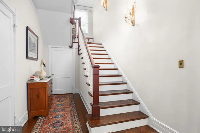 a view of a field with an trees