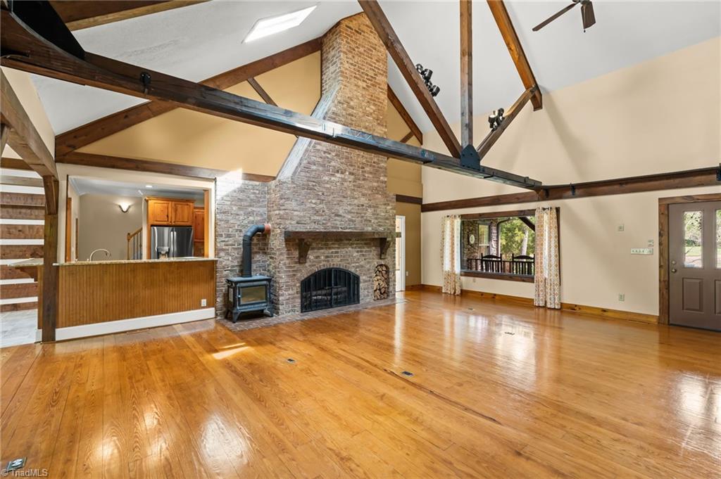 6741 Layton Road Liberty, NC 27298 - Photo 11 of 50 Open living room perfect for entertaining.