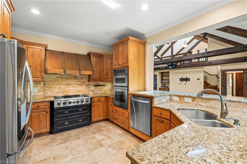 6741 Layton Road Liberty, NC 27298 - Photo 16 of 50 Gas range.