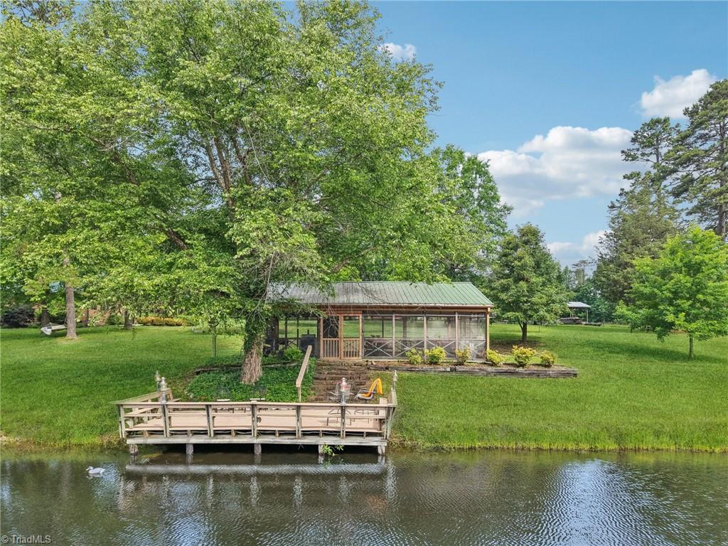 6741 Layton Road Liberty, NC 27298 - Photo 42 of 50 View of picnice shelter and dock.
