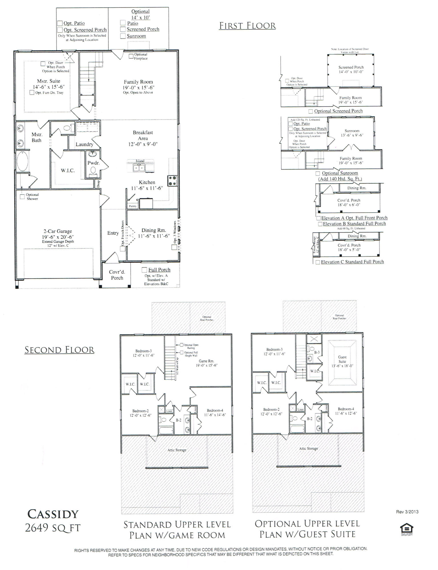 703 Black Pine Road Moncks Corner, SC 29461 - Photo 31 of 31 Palmettos Cassidy Floor Plan (2017_07_22