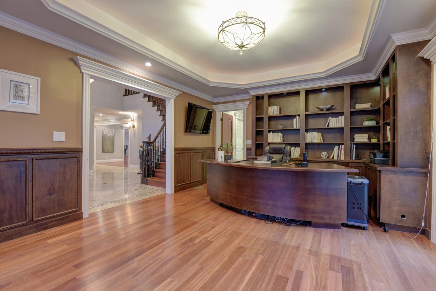 14000 Pike Road Saratoga, CA 95070 - Photo 15 of 48 a room with wooden floors and pool table