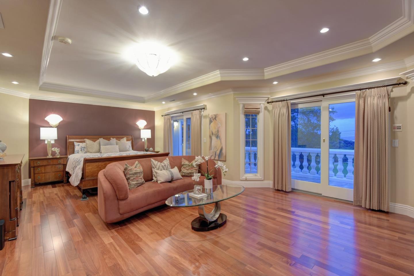 14000 Pike Road Saratoga, CA 95070 - Photo 25 of 48 a living room with furniture and wooden floor