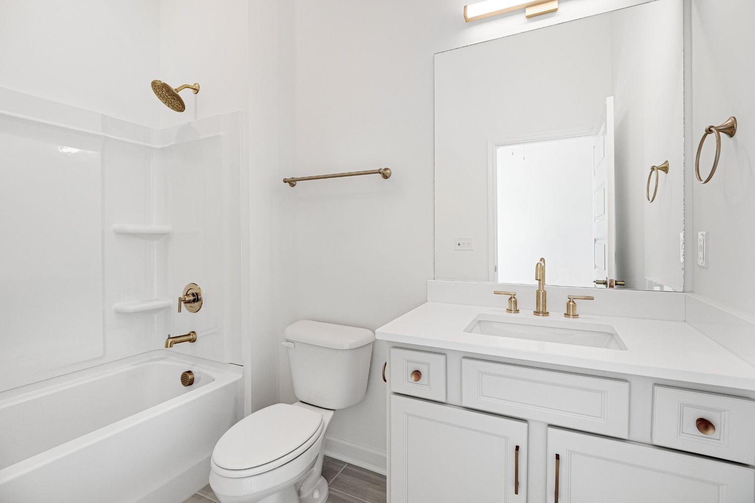 203 B Folsom Pass Spring Hill Spring Hill, TN 37174 - Photo 40 of 40 a bathroom with a sink a toilet and shower
