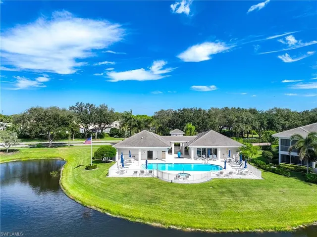 a view of a house with a swimming pool