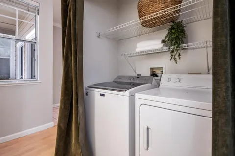 a view of washer and dryer