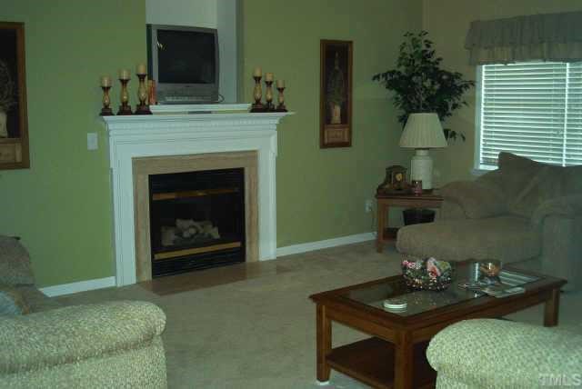 356 Seastone Street Raleigh, NC 27603 - Photo 6 of 8 FAMILY ROOM HAS GAS LOGS AND TREY CEILING