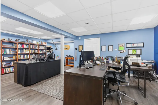 a room with furniture and a window