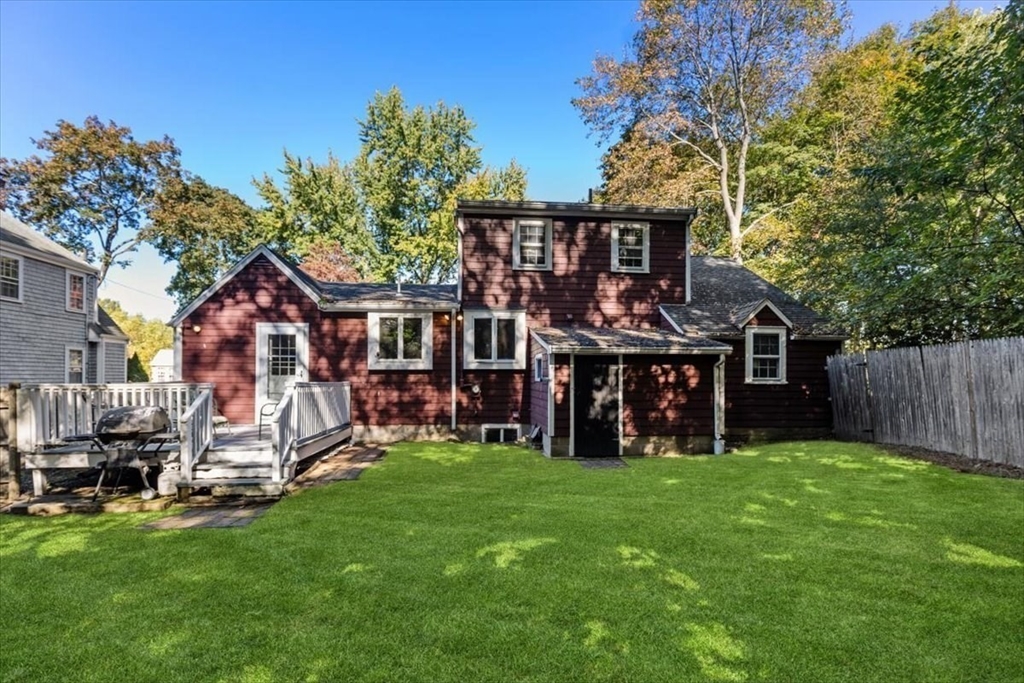 11 Sanborn Road Hingham, MA 02043 - Photo 21 of 33 a view of a house with a yard and sitting area