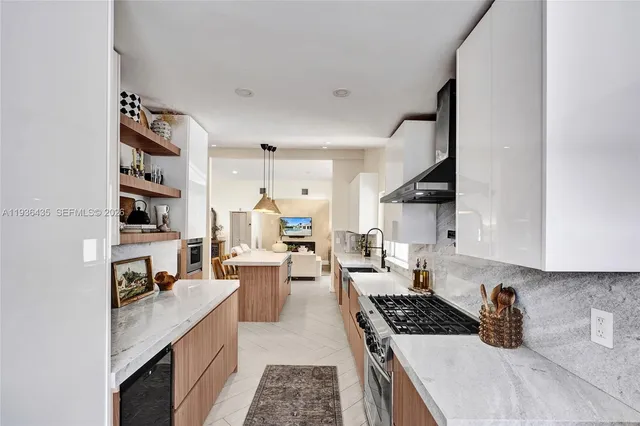 a view of a lake with a mountain