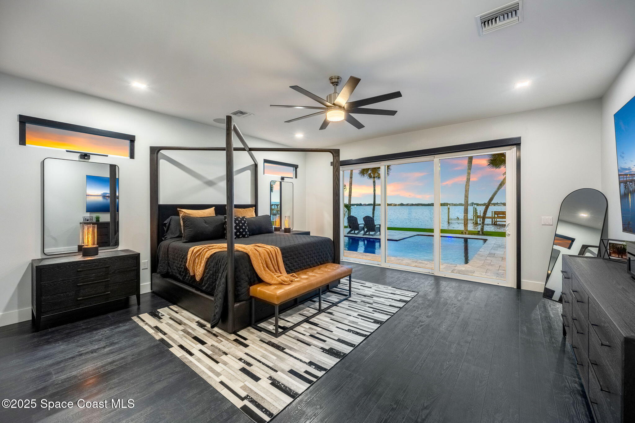 6225 Capstan Court Rockledge, FL 32955 - Photo 20 of 73 a bedroom with furniture and a ceiling fan