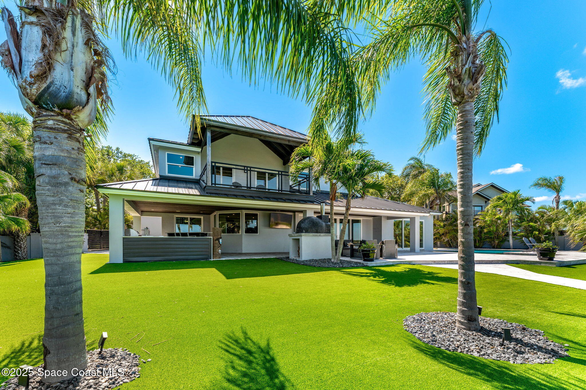 6225 Capstan Court Rockledge, FL 32955 - Photo 54 of 73 a front view of a house with swimming pool