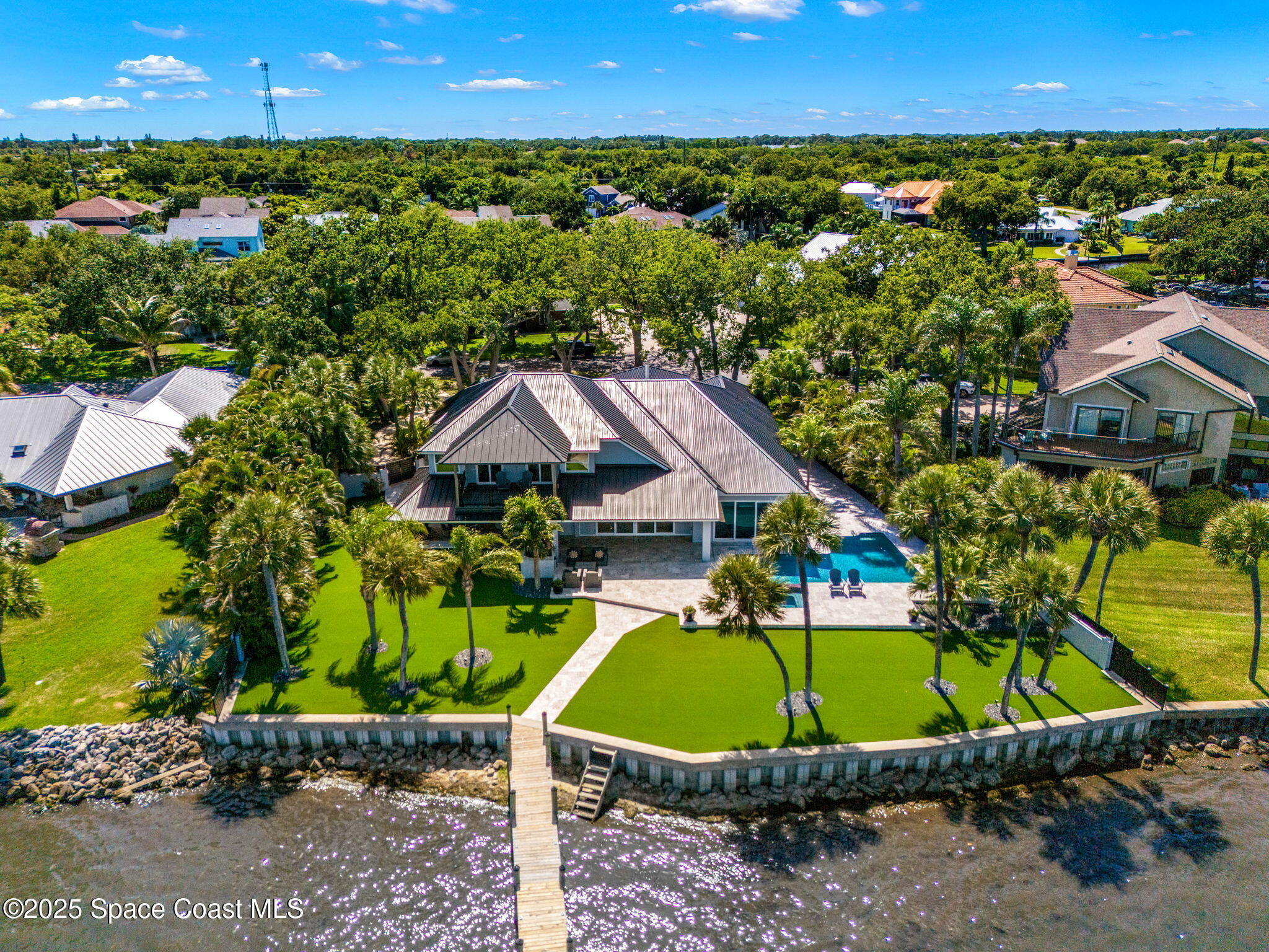 6225 Capstan Court Rockledge, FL 32955 - Photo 68 of 73 an aerial view of a house