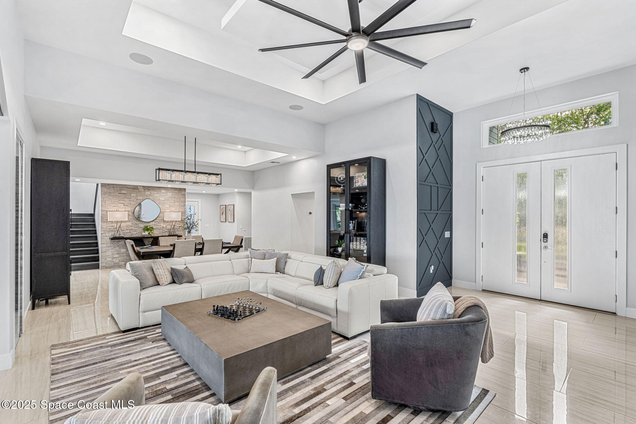 6225 Capstan Court Rockledge, FL 32955 - Photo 9 of 73 a living room with furniture and a wooden floor