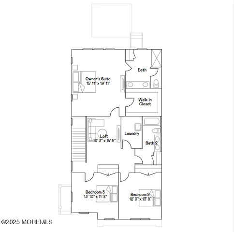 a picture of a wall with a white wall and a picture