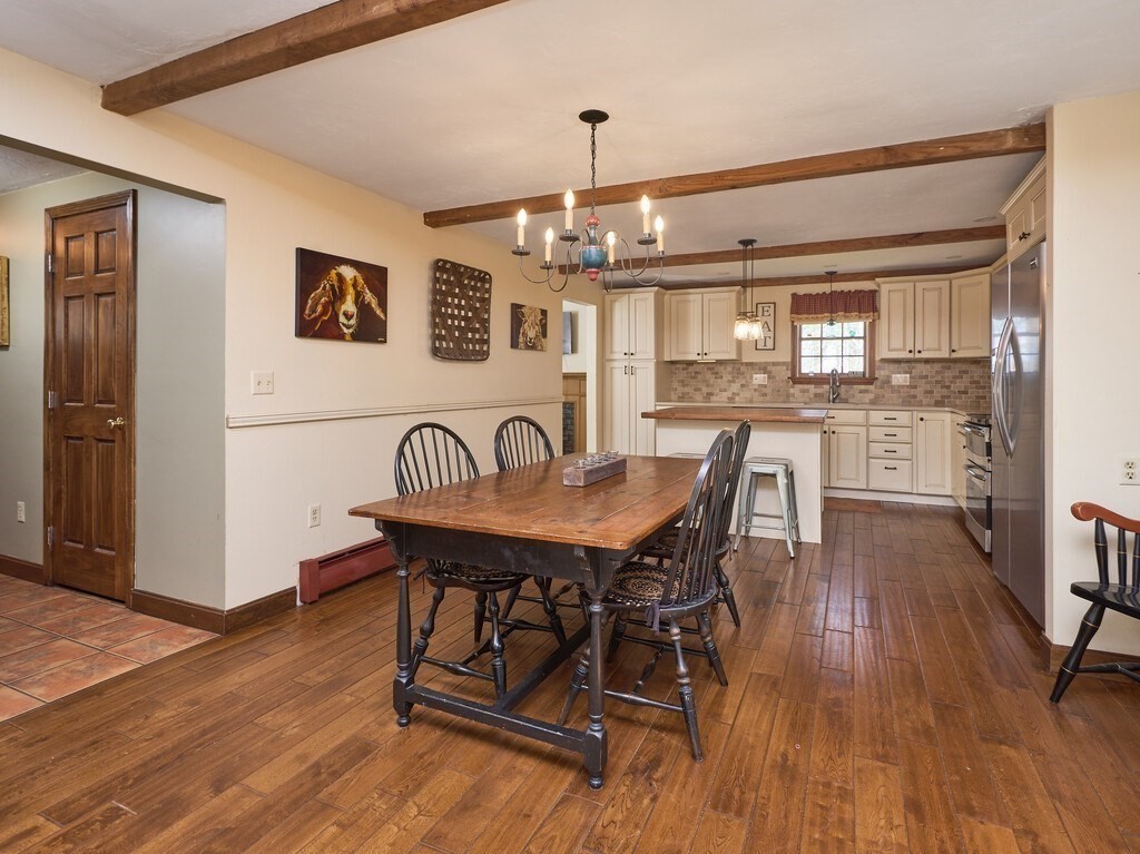 4 Martin Road Brookfield, MA 01506 - Photo 14 of 39 a view of a dining room with furniture window and wooden floor