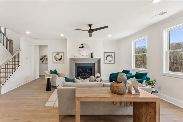 a view of city and ocean