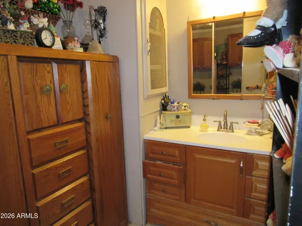 a view of a bathroom with a shower curtain